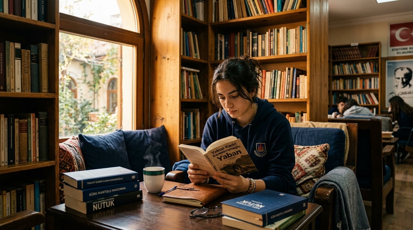 Kitap okuyan öğrenci - okumanın başarıya etkisi
